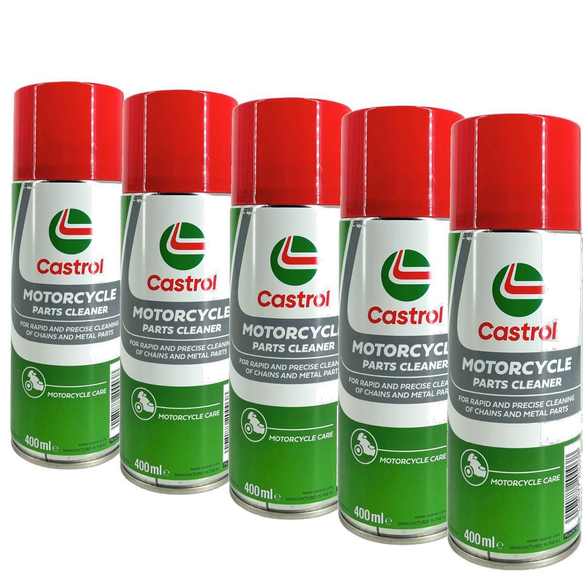 Castrol Motorcycle Parts Cleaner Teilereinigungsspray 5x400 ML