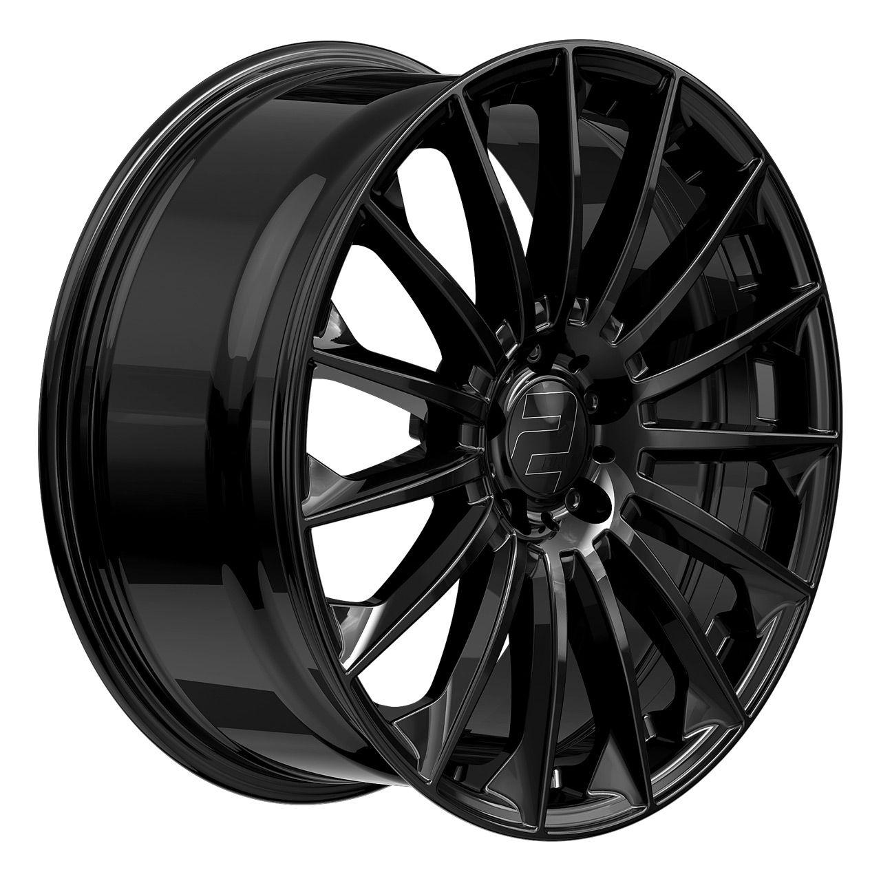 WHEELWORLD-2DRV WH39 black glossy painted 9.5Jx22 5x112 ET20