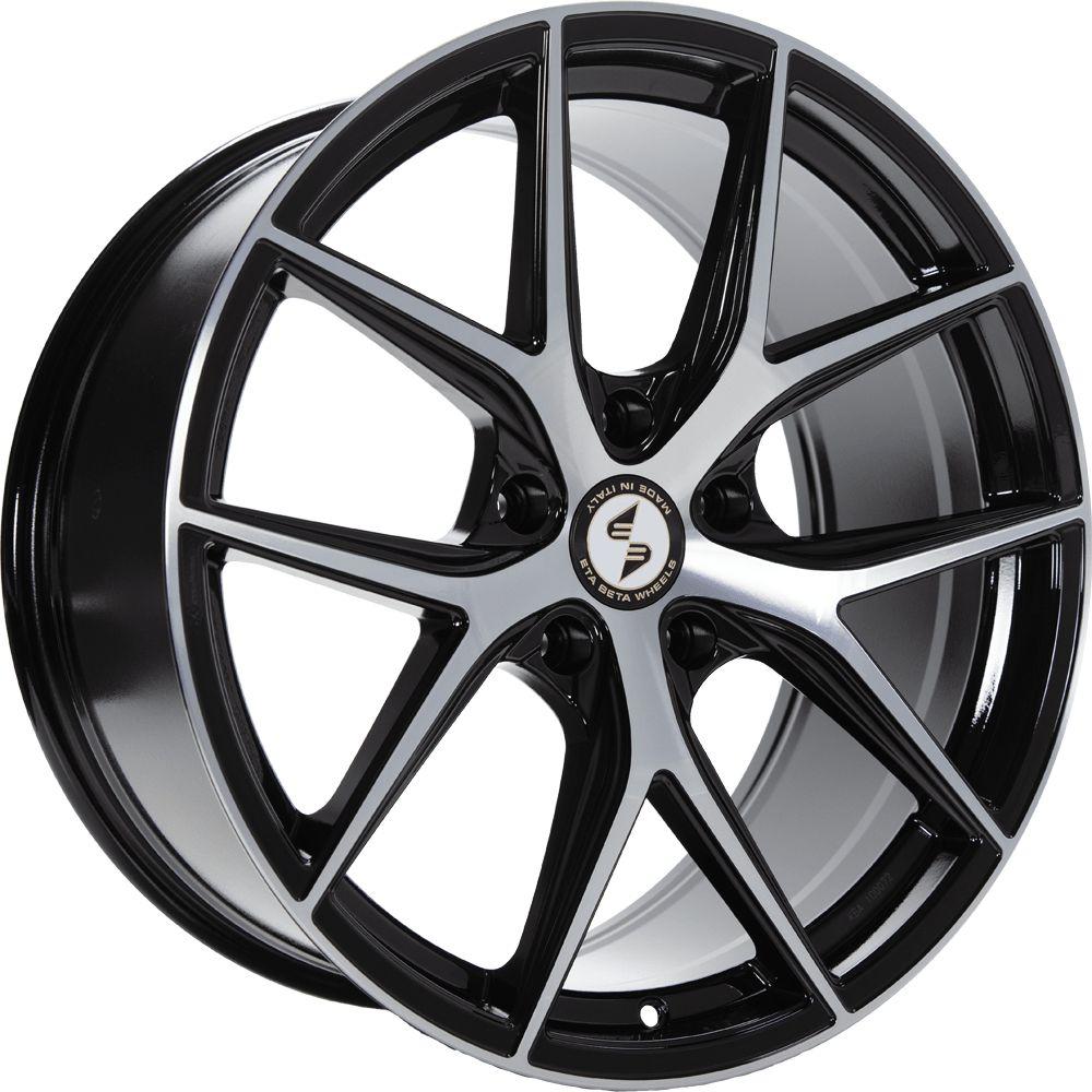 ETABETA GRi-N-K black shiny full polish 11.0Jx21 5x112 ET37.1