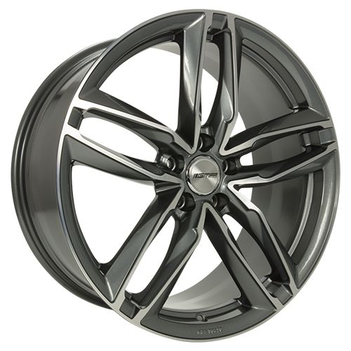 GMP ATOM anthrazit diamantgeschliffen 7.5Jx17 5x112 ET28