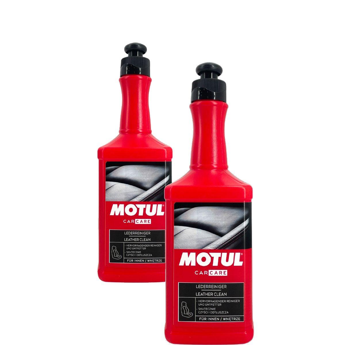 Motul Car Care Leather Clean Lederreiniger 2x500 ML