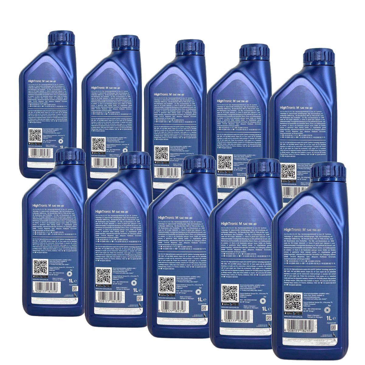 Aral HighTronic M 5W-40 10x1 Liter