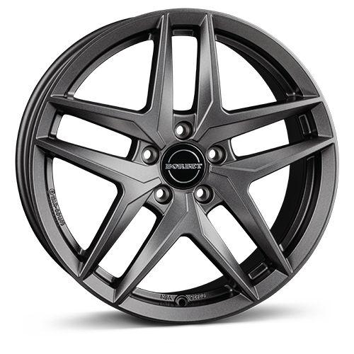 BORBET DESIGN Z dark grey matt 8.0Jx18 5x112 ET30