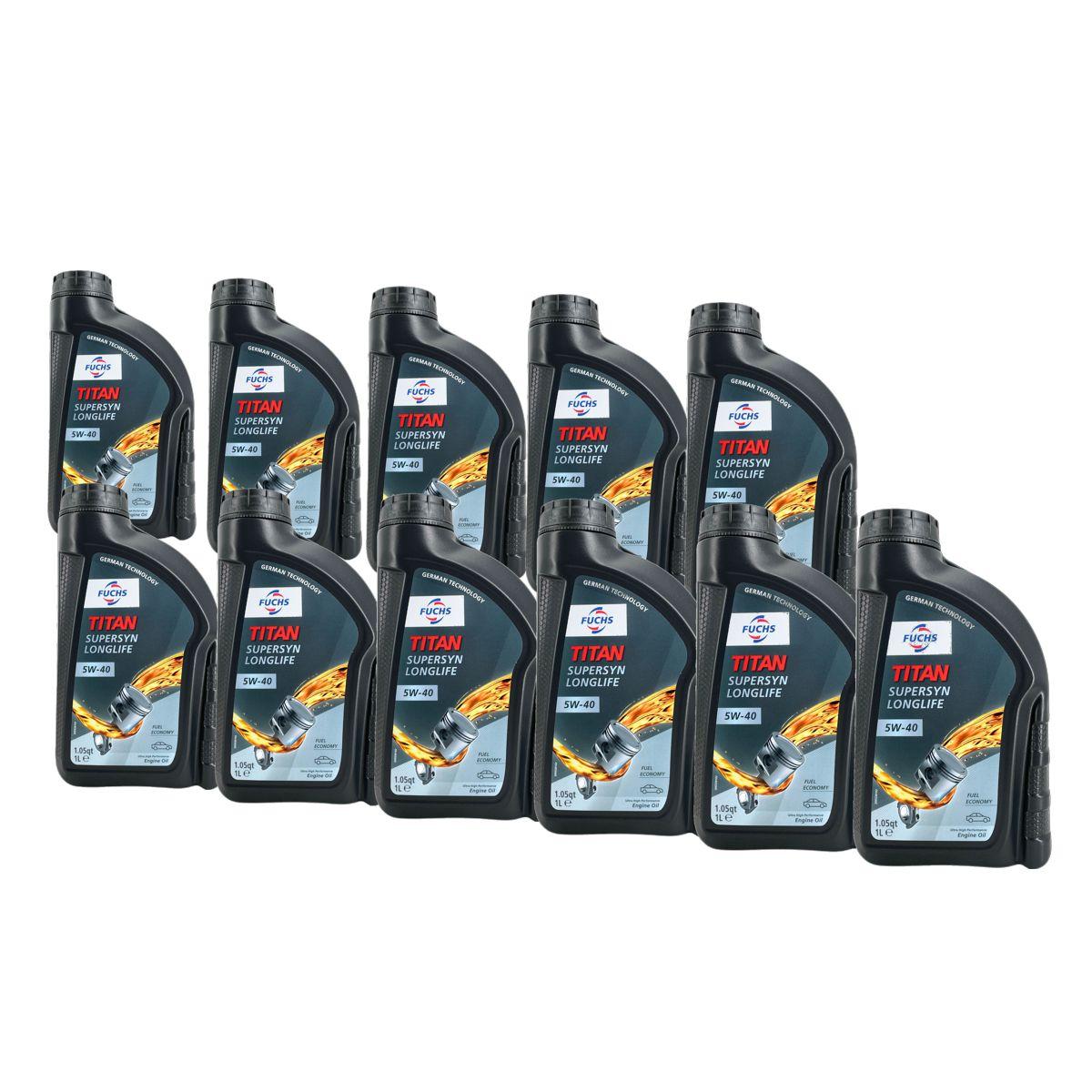 Fuchs Titan Supersyn Longlife 5W-40 11x1 Liter