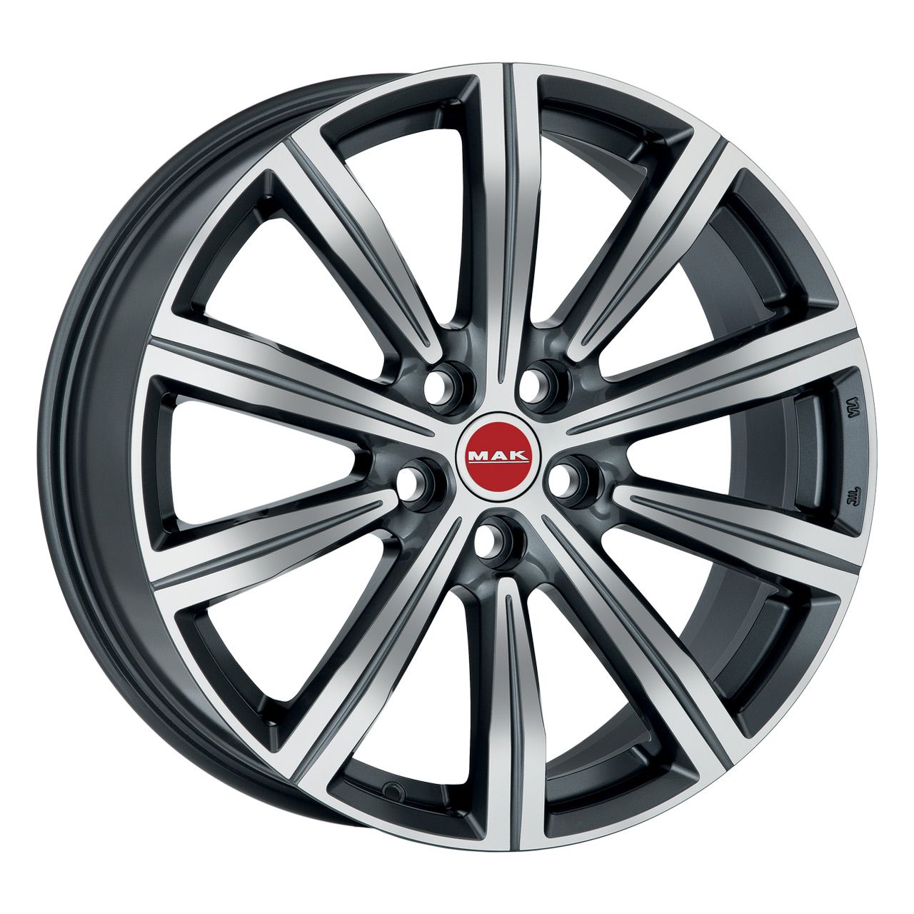 MAK BIRMINGHAM UNIVERSAL silber 9.5Jx22 5x112 ET31