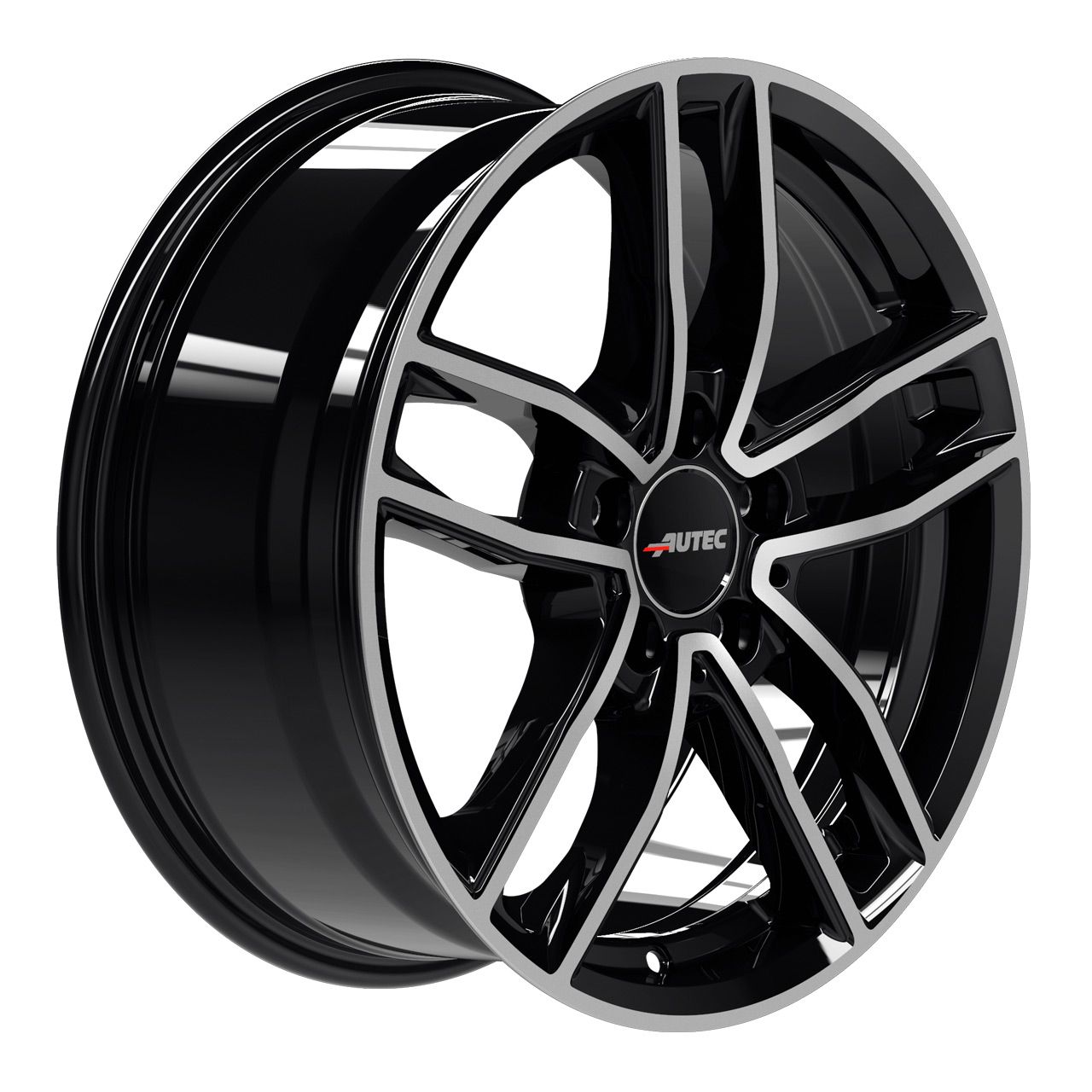 AUTEC TYP MC - MERCADOR schwarz poliert 6.5Jx16 5x112 ET44