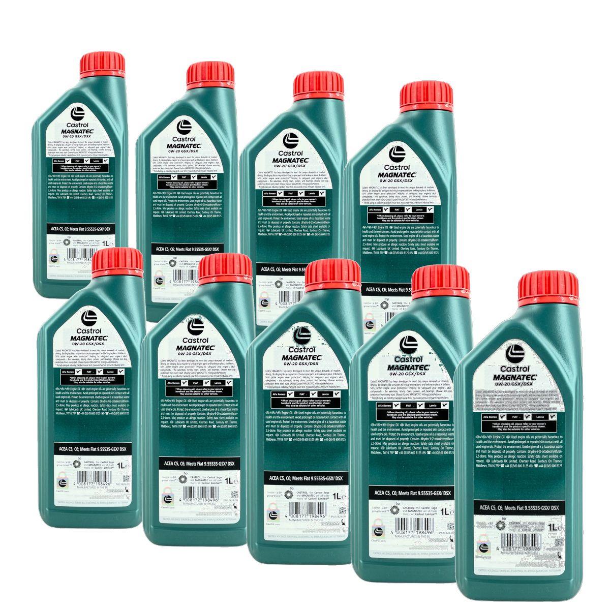 Castrol Magnatec 0W-20 GSX/DSX 9x1 Liter