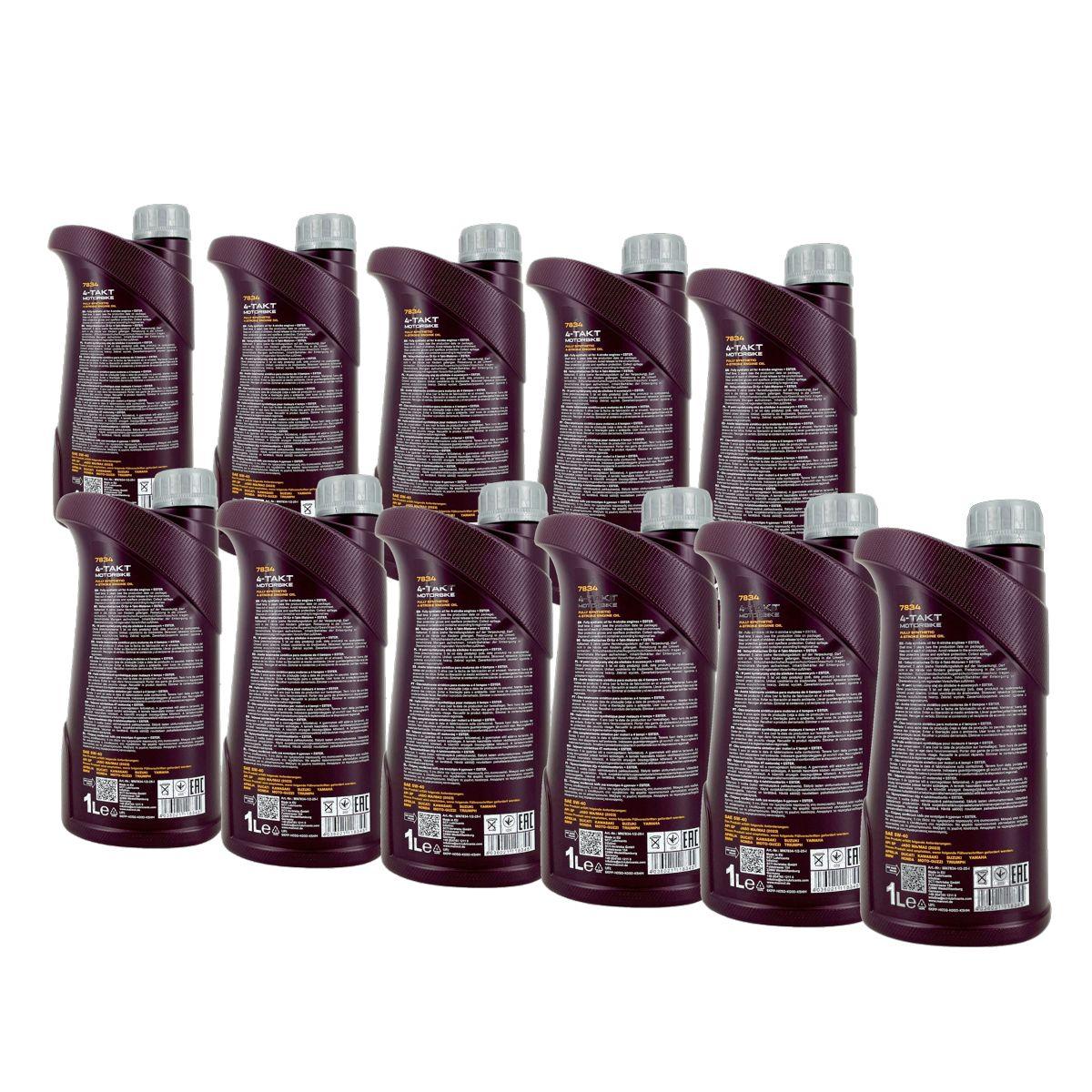 Mannol 4-Takt Motorbike 5W-40 11x1 Liter