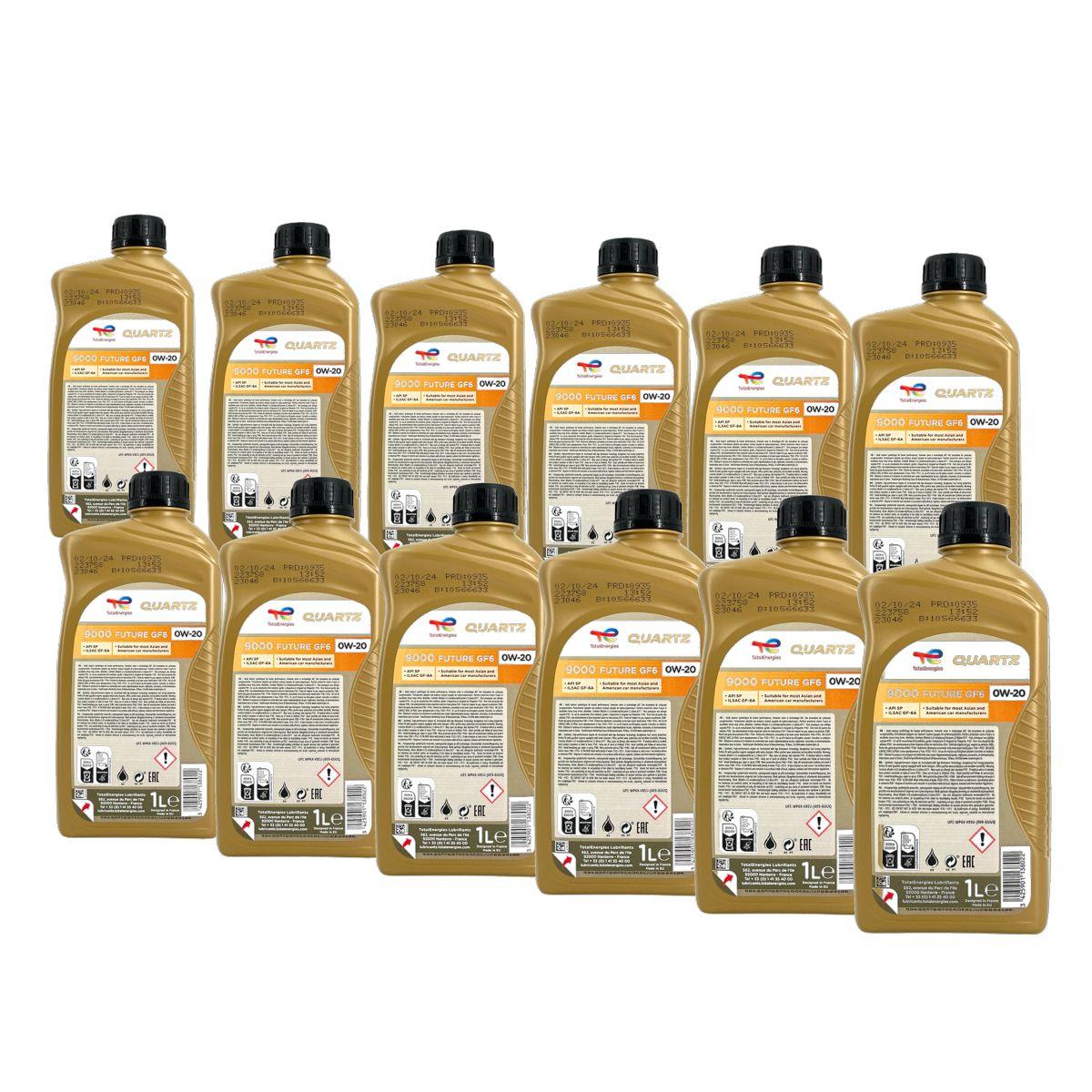 Total Quartz 9000 Future GF6 0W-20 12x1 Liter