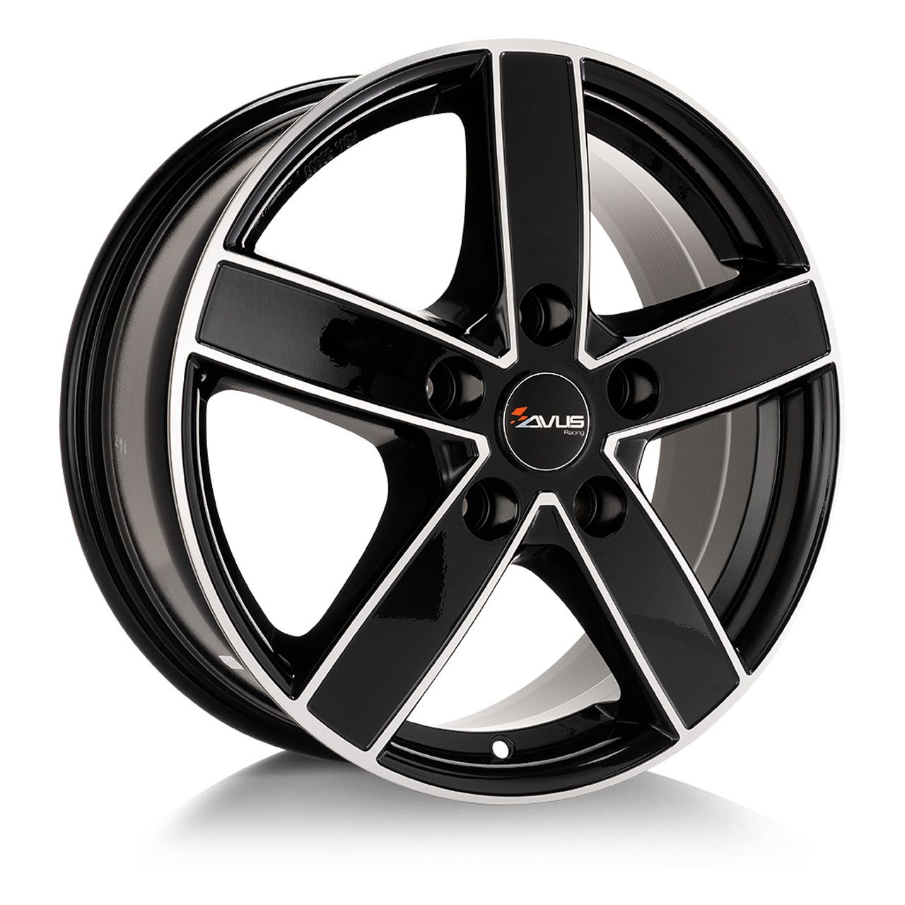 AVUS RACING AC-V51 black polished 7.5Jx18 5x108 ET47