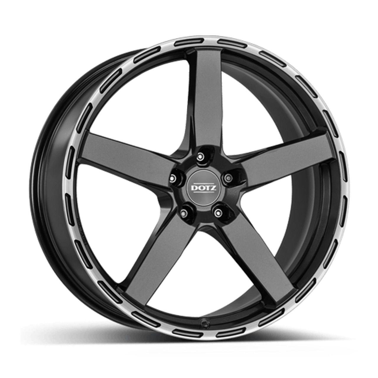 DOTZ MARINABAY DARK gunmetal polished lip 8.5Jx20 5x112 ET45