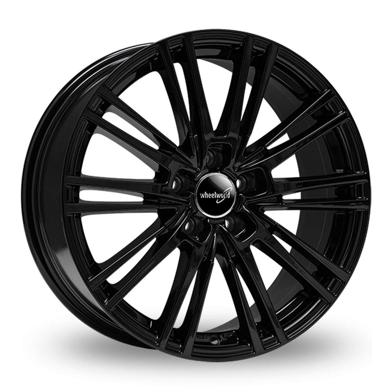 WHEELWORLD-2DRV WH18 black glossy painted 9.0Jx20 5x112 ET37