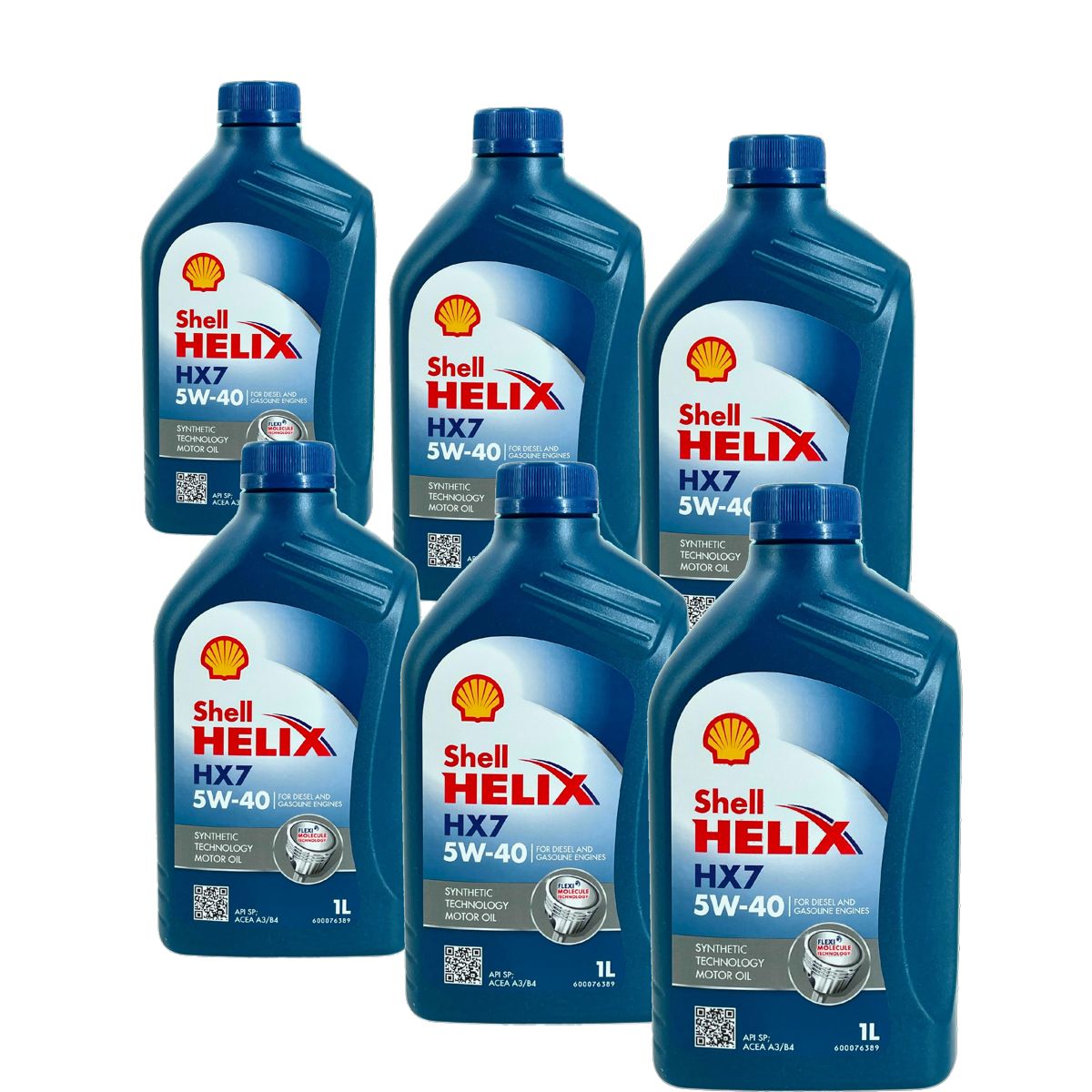 Shell Helix HX7 5W-40 6x1 Liter