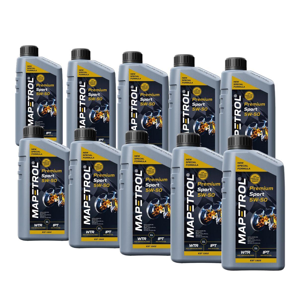 Mapetrol Premium Sport 5W-50 10x1 Liter