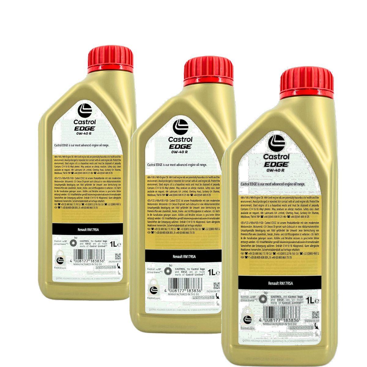 Castrol Edge 0W-40 R 3x1 Liter