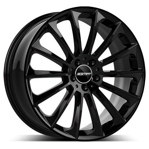 GMP STELLAR schwarz glänzend 11.0Jx22 5x130 ET55