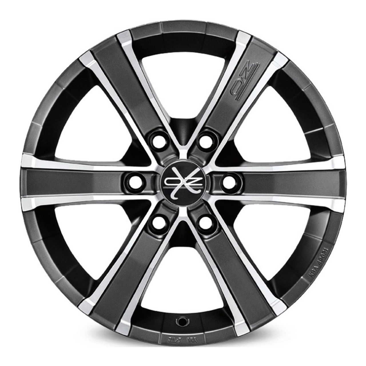 MSW (OZ) SAHARA 6 matt graphite diamond cut 8.0Jx17 6x139.7 ET45