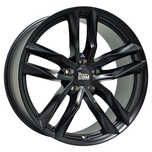 MAM WHEELS MAM RS3 matt black painted 7.0Jx16 5x112 ET48