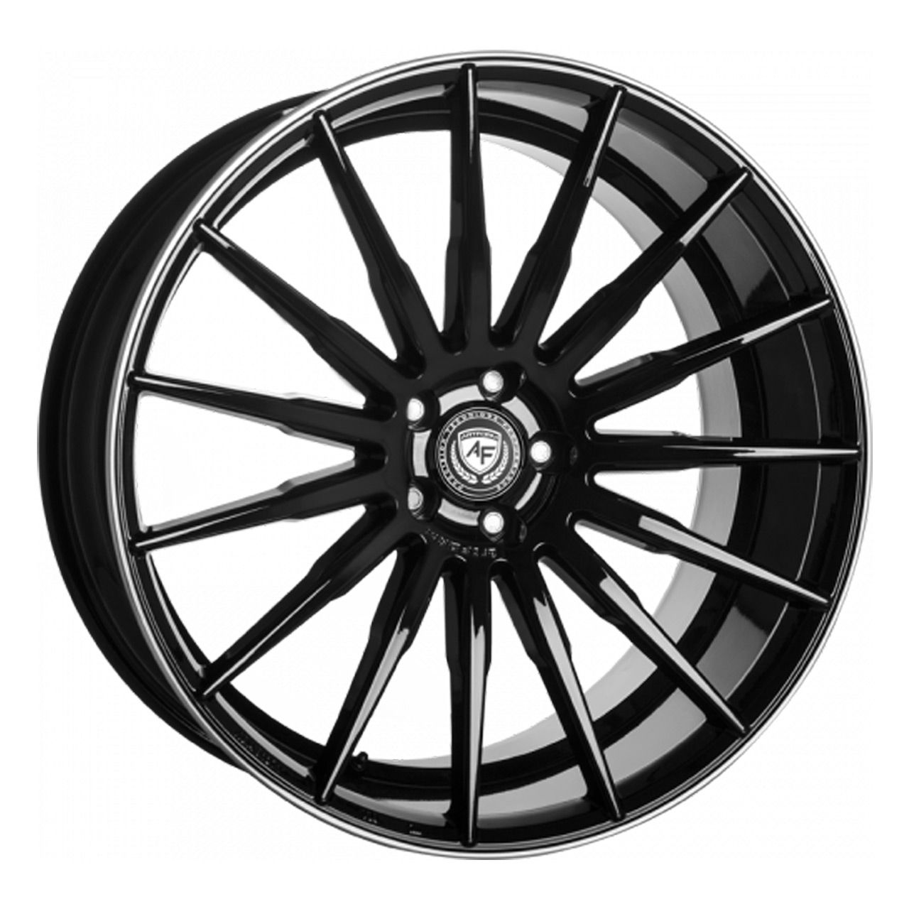 ARTFORM WHEELS AF-401 black rim polished 10.5Jx21 5x112 ET35