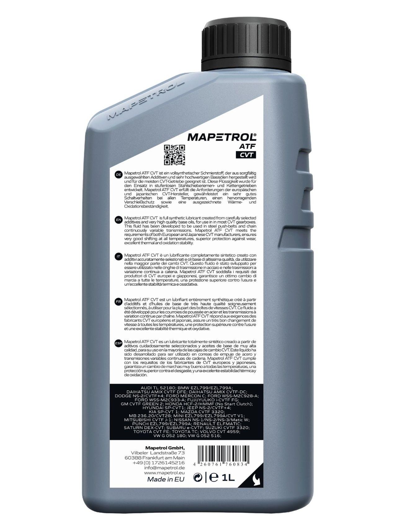 Mapetrol ATF CVT 1 Liter