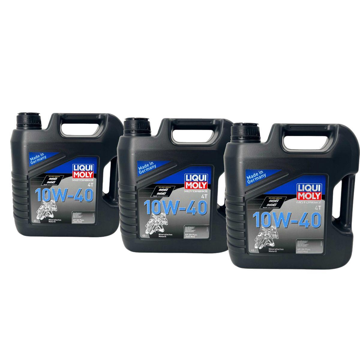 Liqui Moly Motorbike 4T 10W-40 3x4 Liter