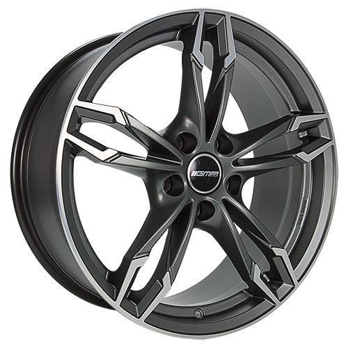 GMP DEA anthrazit matt diamantgeschliffen 8.0Jx18 5x112 ET43