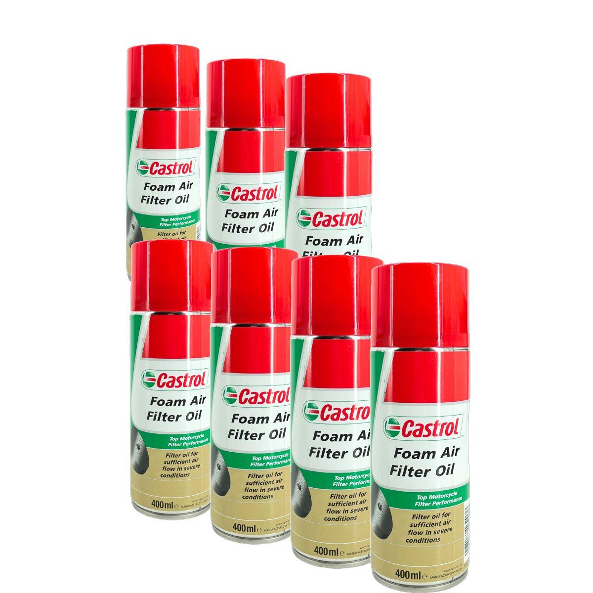 Castrol Foam Air Filter Oil / Luftfilteröl Spray 7x400 ML