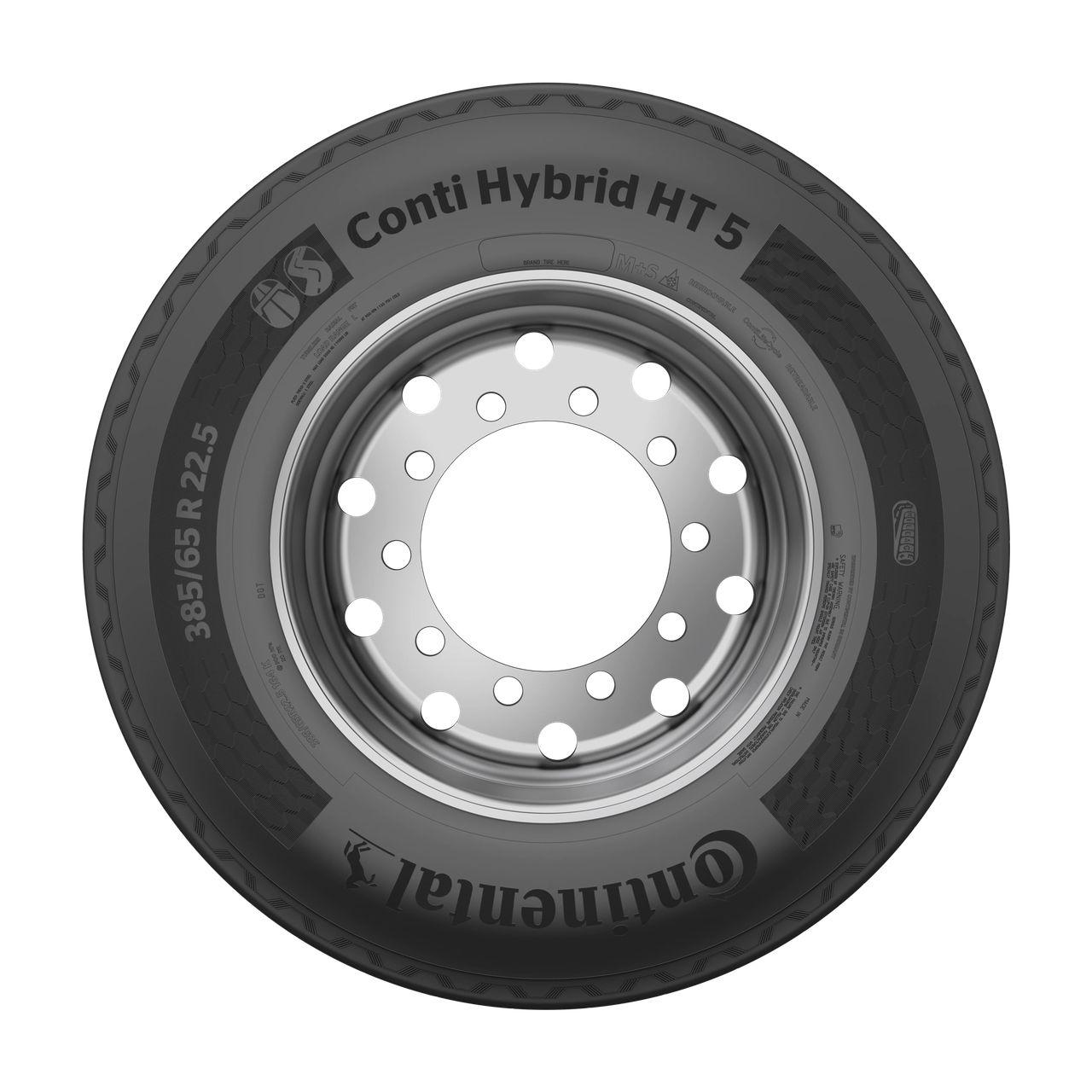 CONTINENTAL 385/65 R 22.5 HL TL 164K CONTI HYBRID HT5 20PR M+S 3PMSF RFID LRL