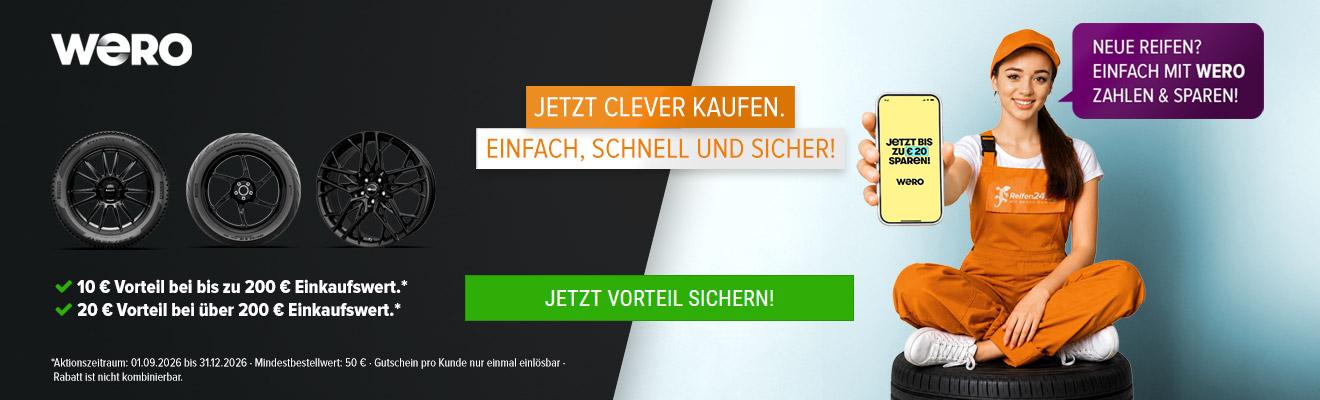 Einfach mit Wero zahlen und sparen.