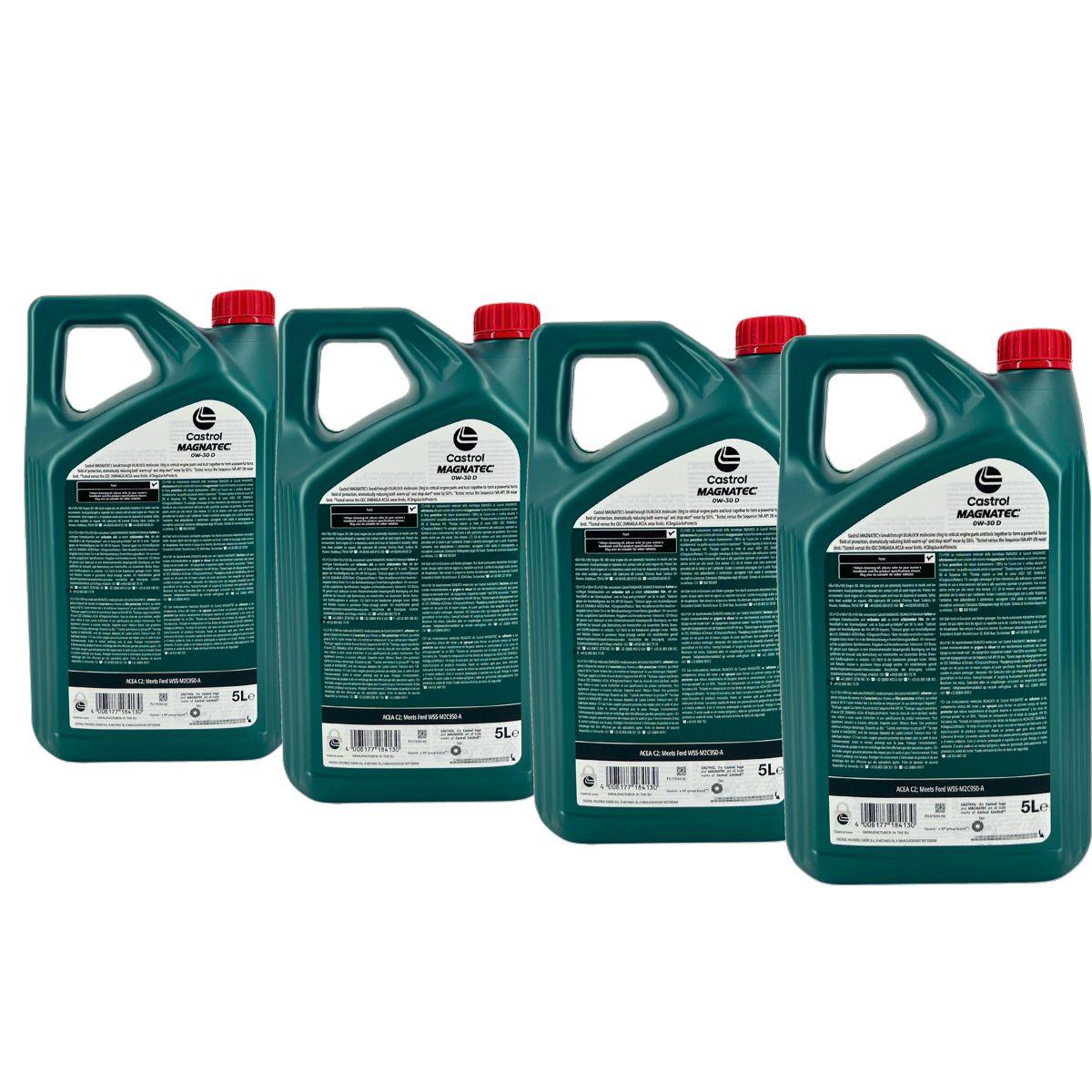 Castrol Magnatec 0W-30 D  4x5 Liter