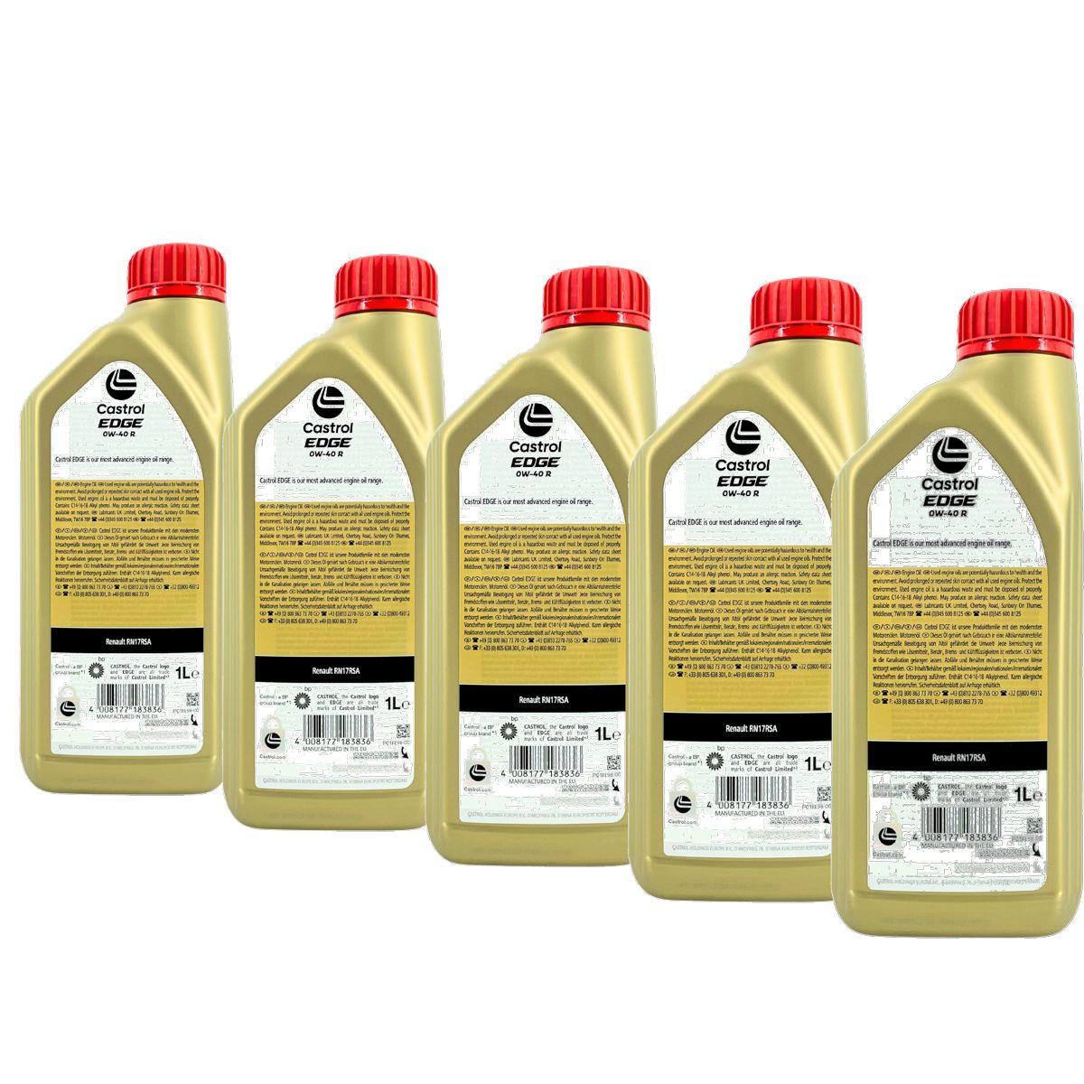 Castrol Edge 0W-40 R 5x1 Liter
