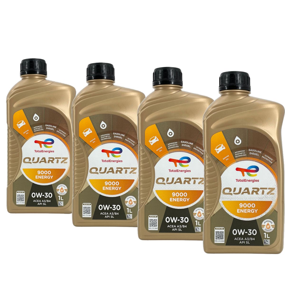 Total Quartz 9000 Energy 0W-30 4x1 Liter