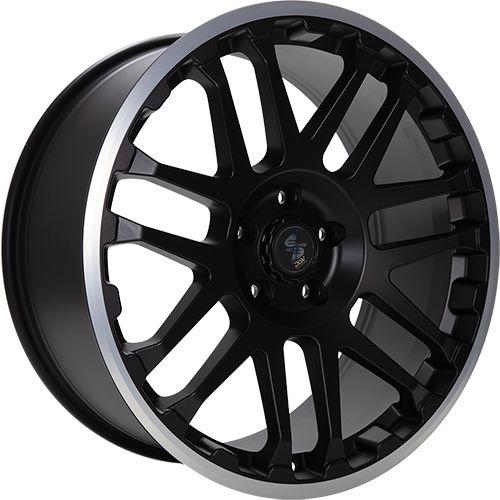 ETABETA COMBAT Black matt lip polished 8.0Jx18 6x139 ET30