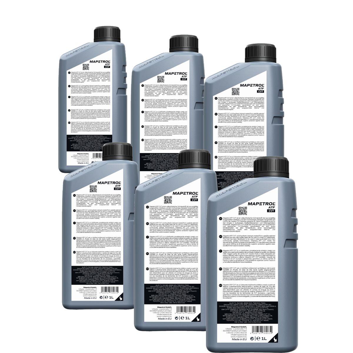 Mapetrol ATF CVT 6x1 Liter