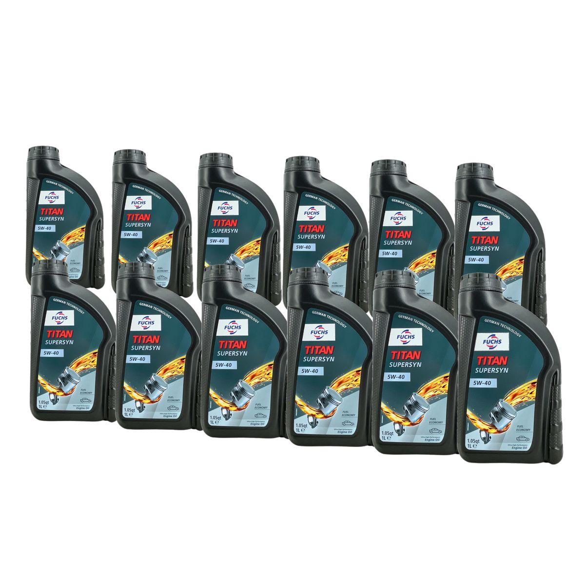 Fuchs Titan Supersyn 5W-40 12x1 Liter