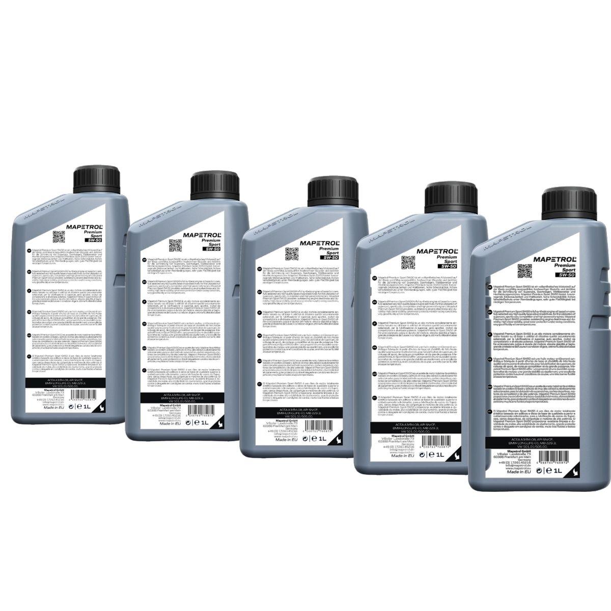 Mapetrol Premium Sport 5W-50 5x1 Liter