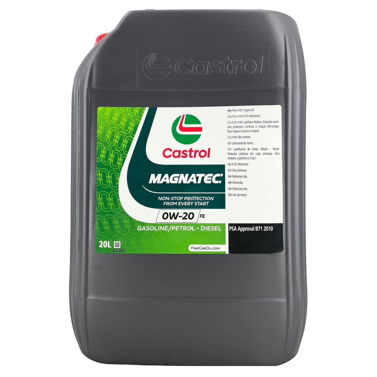 Castrol Magnatec 0W-20 FE 20 Liter