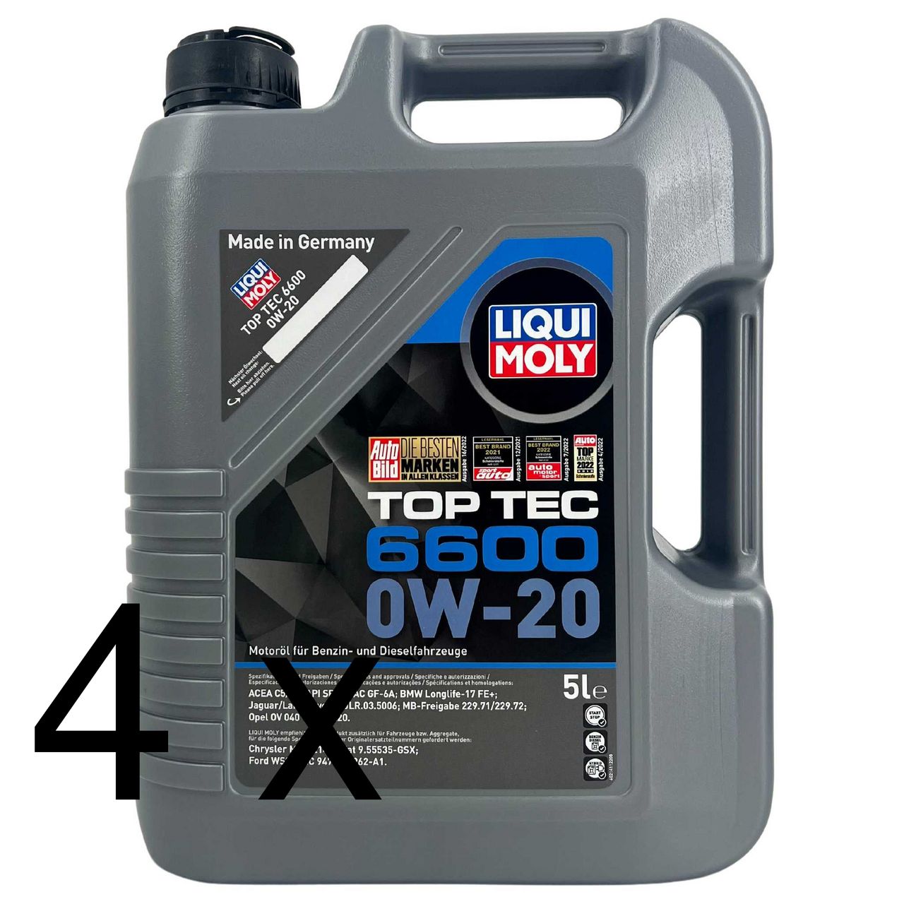 Liqui Moly Top Tec 6600 0W-20 4x5 Liter