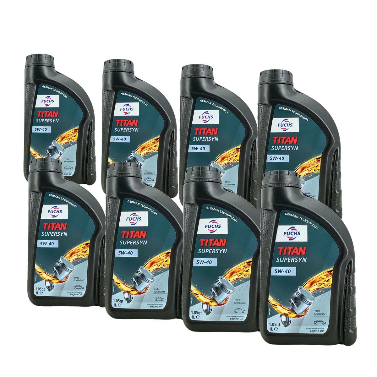 Fuchs Titan Supersyn 5W-40 8x1 Liter