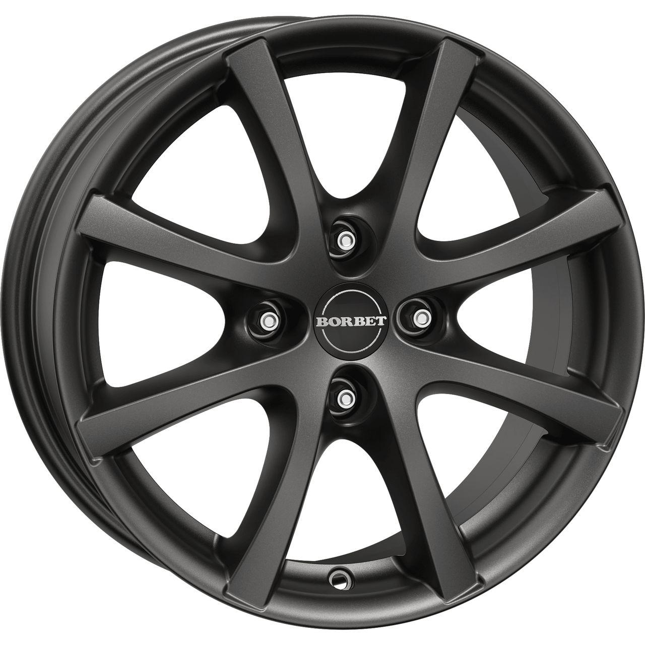 BORBET DESIGN LV4 mistral anthracite matt 7.0Jx16 4x108 ET32