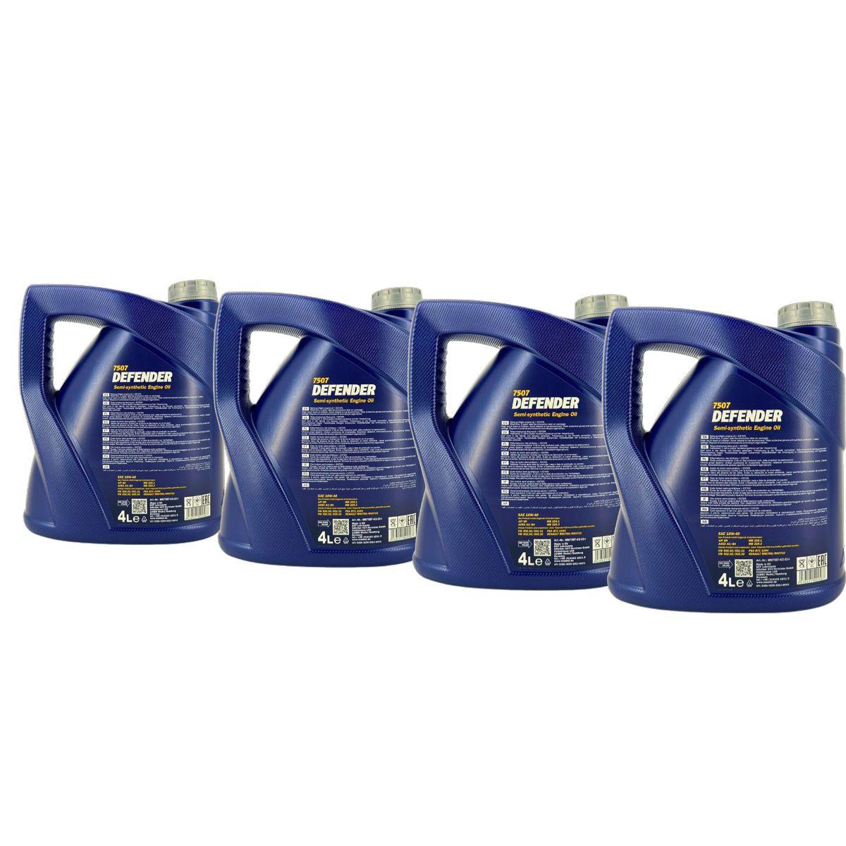 Mannol Defender 10W-40 4x4 Liter