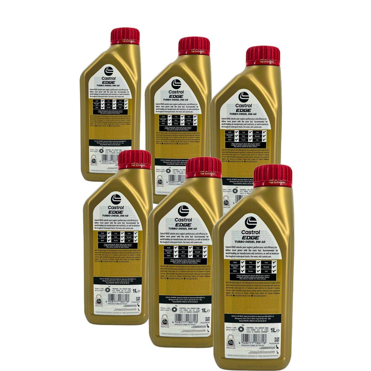 Castrol Edge TD 5W-40 6x1 Liter