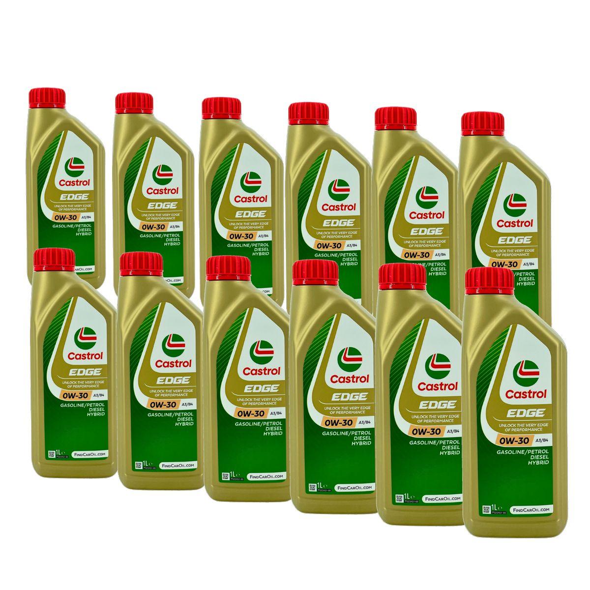 Castrol Edge 0W-30 A3/B4 12x1 Liter