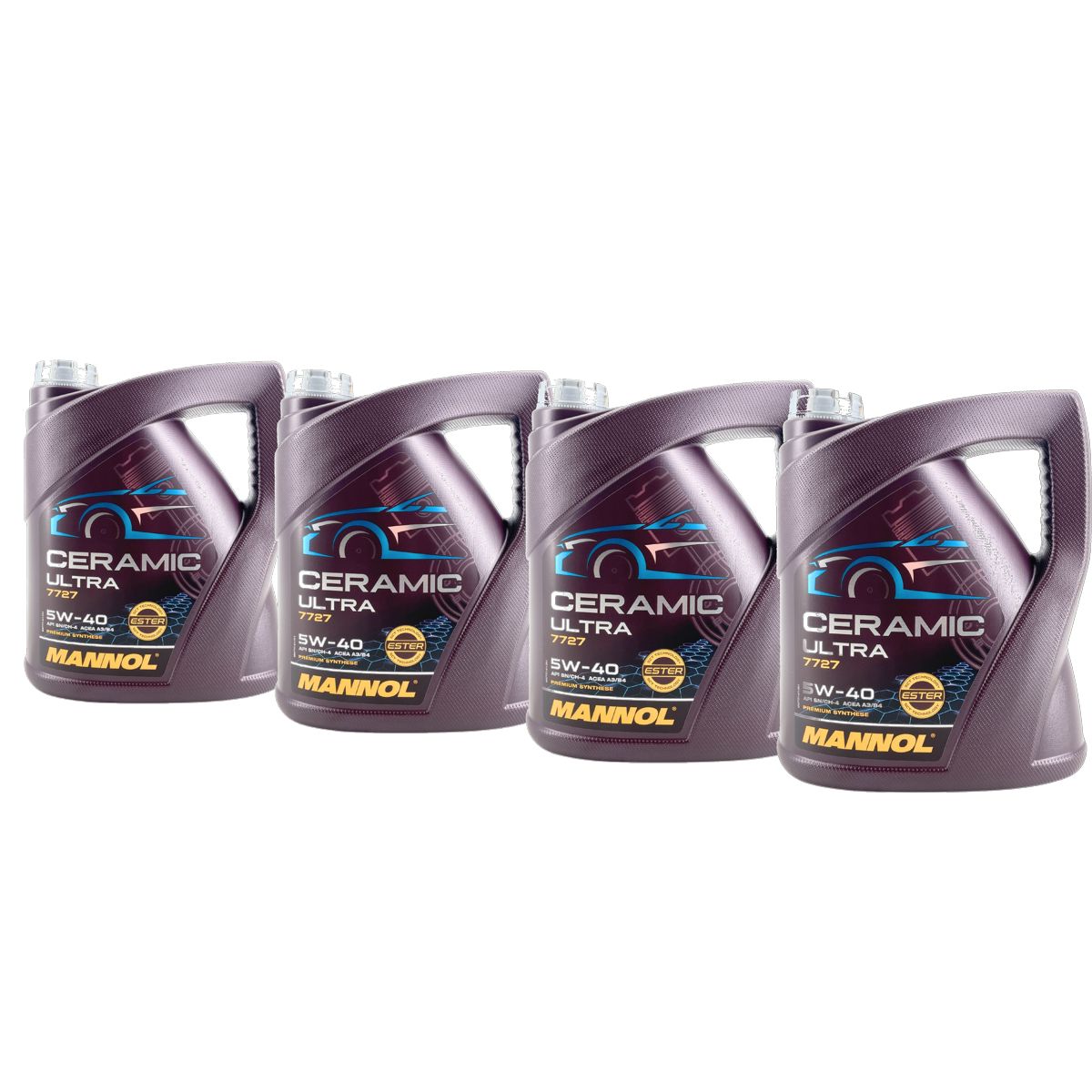 Mannol Ceramic Ultra 5W-40 4x4 Liter