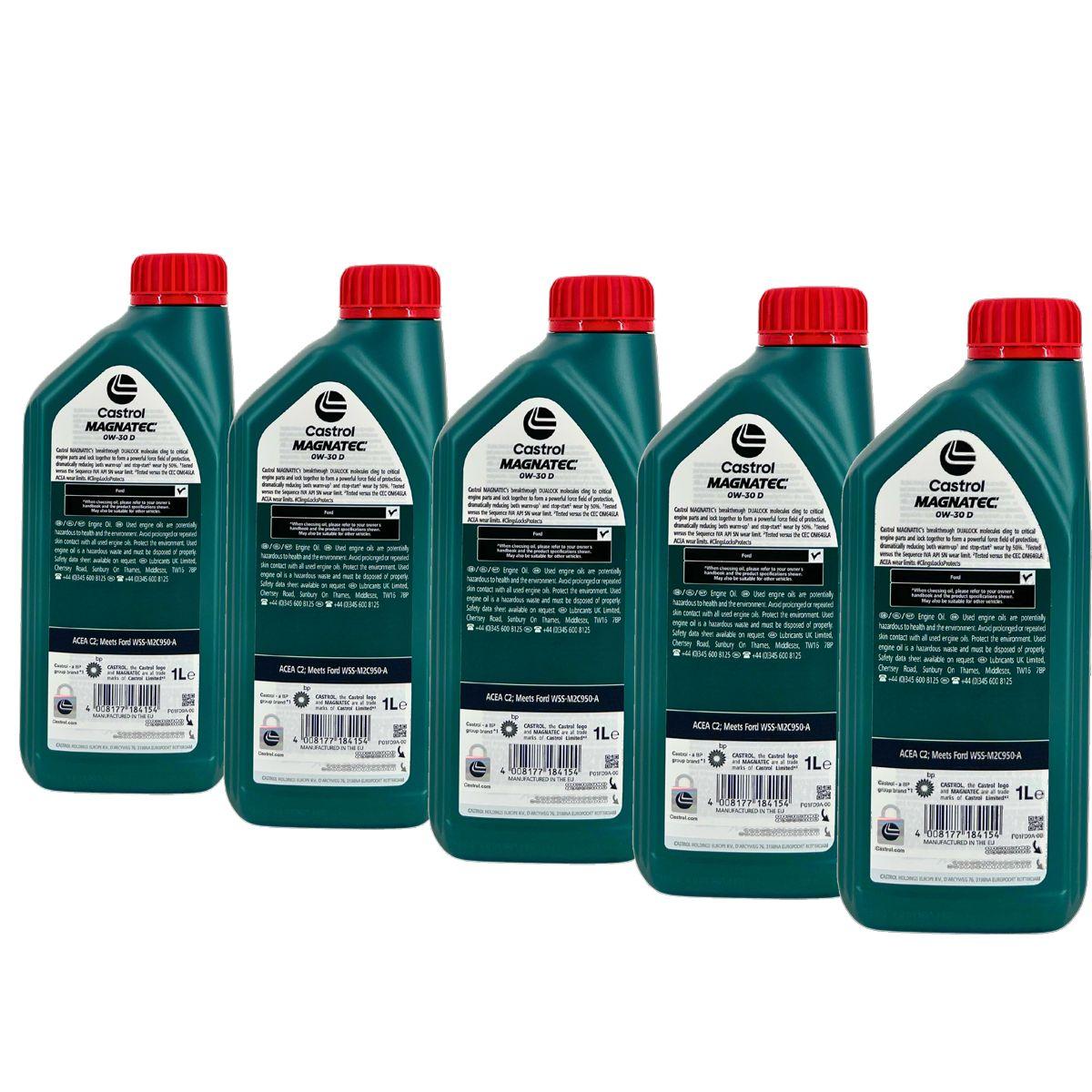 Castrol Magnatec 0W-30 D  5x1 Liter