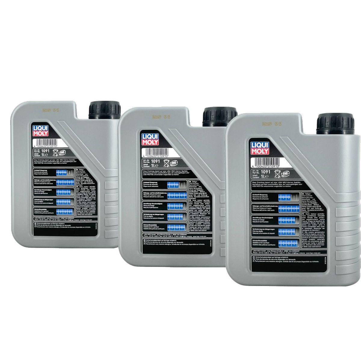 Liqui Moly MoS2 Leichtlauf 10W-40 3x1 Liter