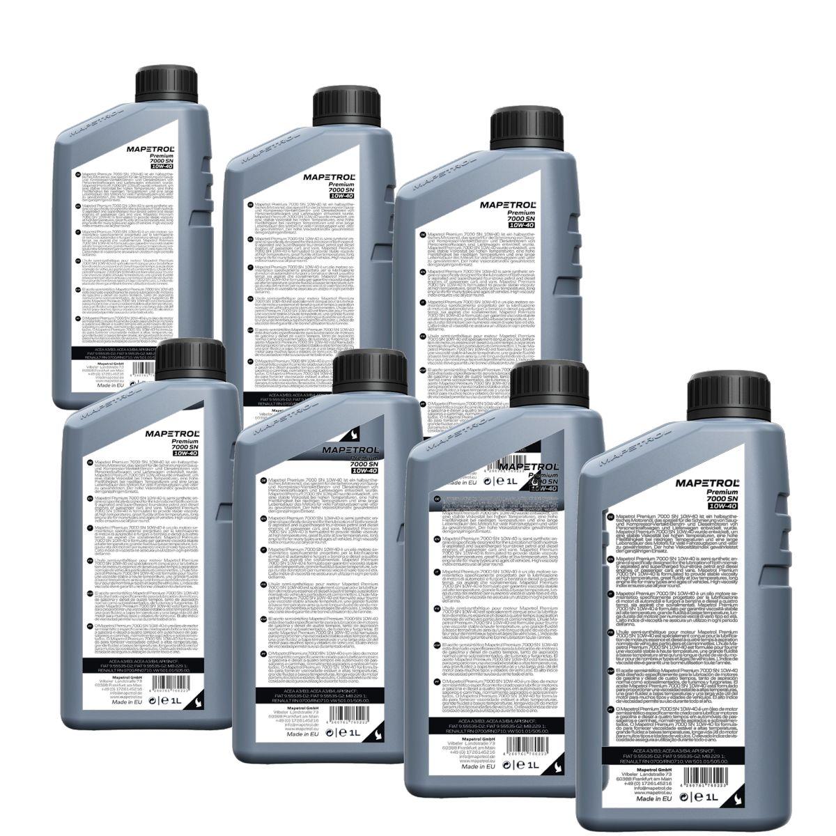 Mapetrol Premium 7000 SN 10W-40 7x1 Liter