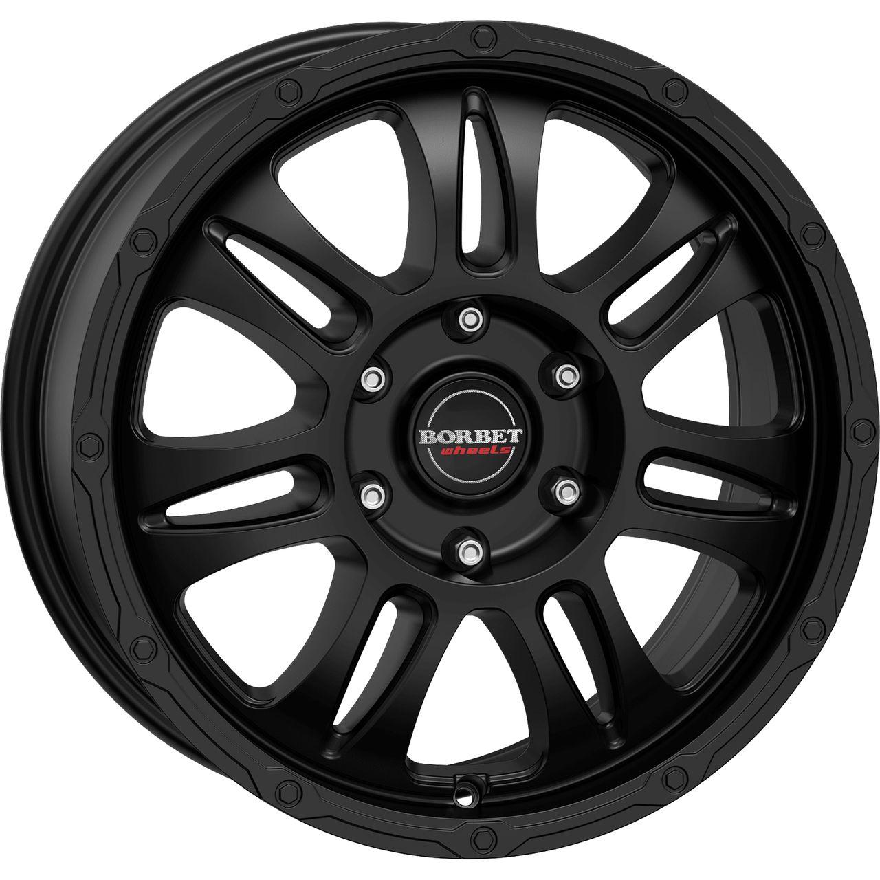 BORBET DESIGN CW8 black matt 8.0Jx18 5x120 ET52