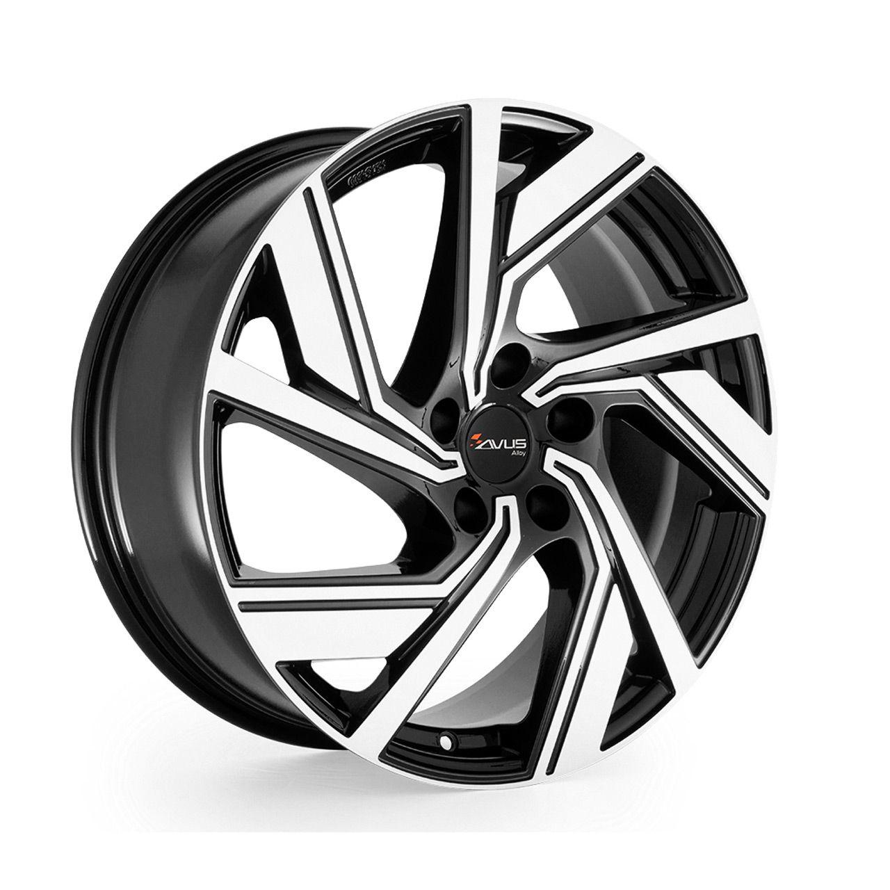 AVUS RACING AC-521 black polished 9.0Jx20 5x112 ET33