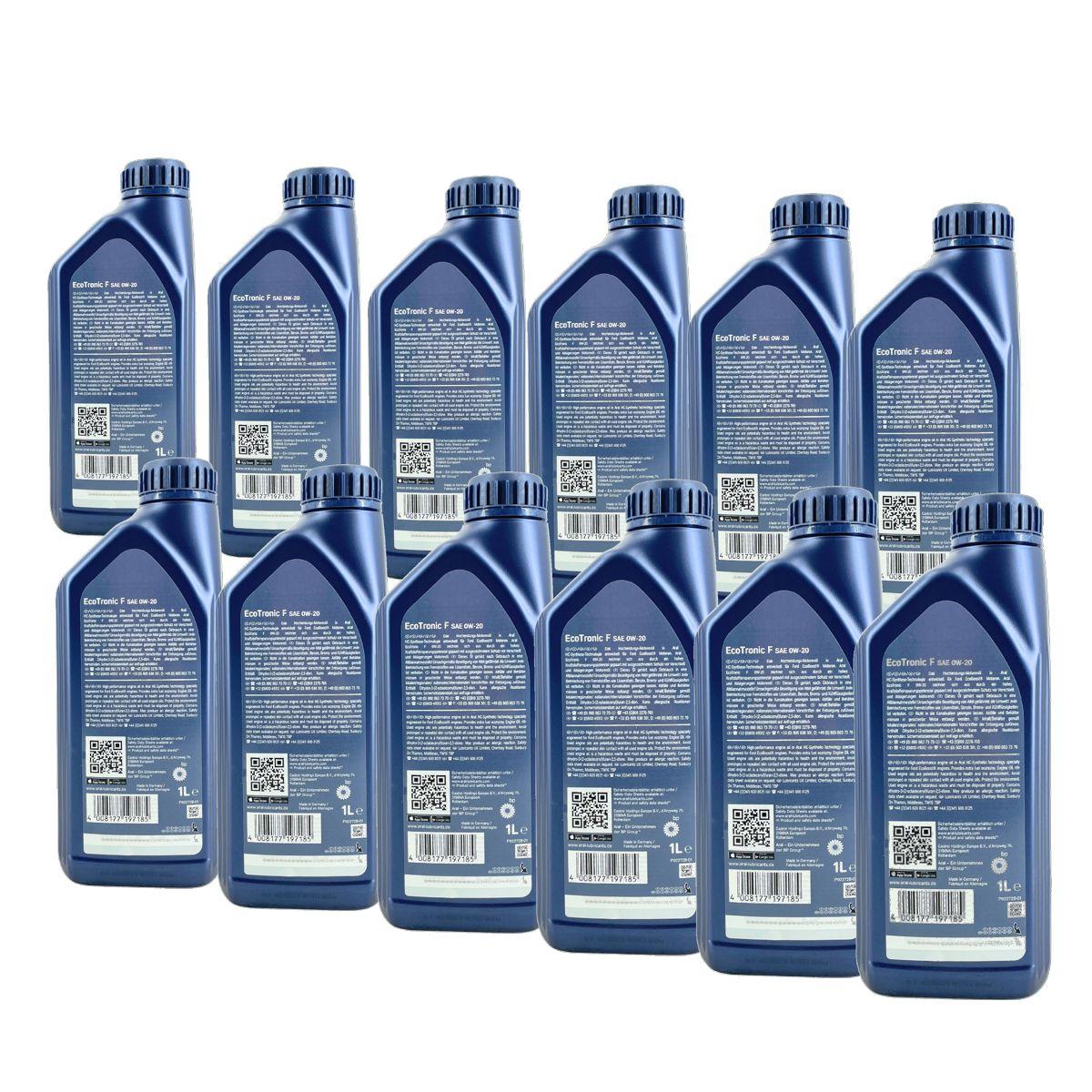Aral EcoTronic F 0W-20 12x1 Liter